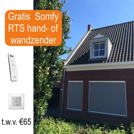 Gratis Somfy hand of wandzender